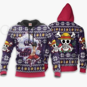 Luffy Gear 4 One Piece Anime Xmas Gift Hoodie 3D