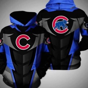 MIb Chicago Cubs 3d Hoodie Baseball