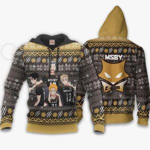 MSBY Black Jackals Haikyuu Anime Xmas Gift Hoodie 3D