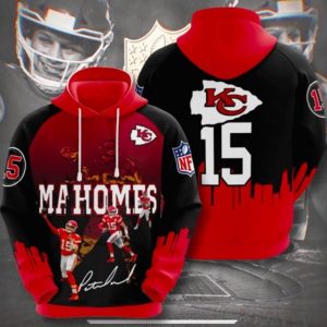 Mahomes 15 Hoodie 3D