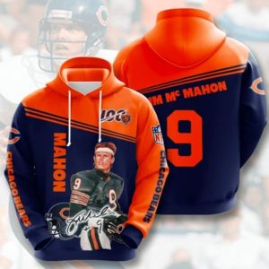 Mahon Chicago Bears Hoodie 3D