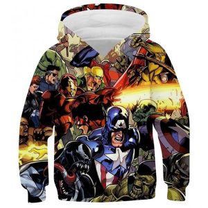Marvel Venom Spiderman 3D Hoodie H17