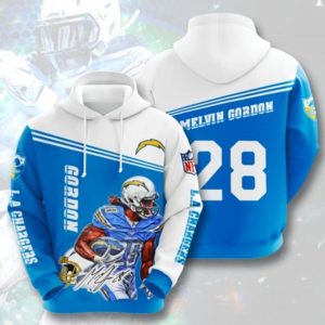 Melvin Gordon La Chargers Hoodie 3D