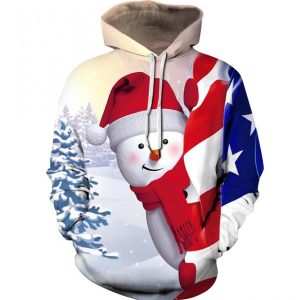 Merry Christmas Hoodie 3D