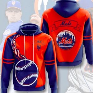 Mets Baseball Sport Hoodie 3D