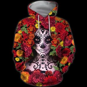 Mexico Day Of The Dead Unique Unisex 3D Hoodie