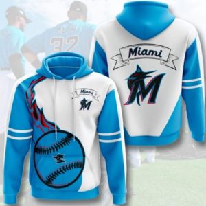 Miami Blue Hoodie 3D