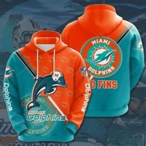 Miami Dolphins 3D Hoodie