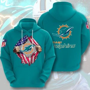 Miami Dolphins Basic Hoodie 3D