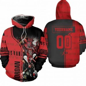 Michael Jordan 23 Chicago Bulls Legend Personalized Hoodie