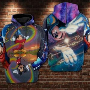 Mickey Disney Over Print 3D Hoodie