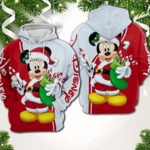 Mickey Mouse Christmas Walt Disney 3D Hoodie