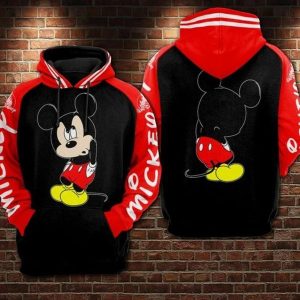 Mickey Mouse Disney Over Print Hoodie 3D
