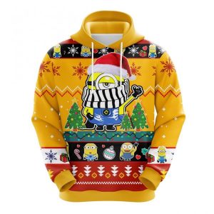 Minions Christmas cute Noel Mc Ugly Hoodie