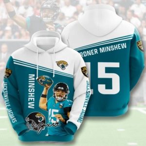 Minshew Jacksonville Jaguars Hoodie 3d