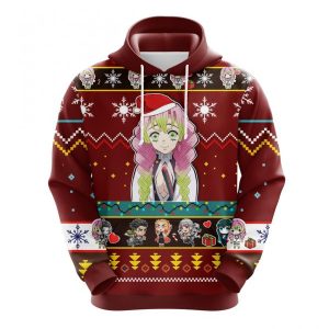 Mitsuri Kanroji Christmas Cute Noel Mc Ugly Hoodie 3D