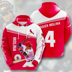 Molina Stlouis Cardinals 4 Hoodie 3D