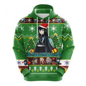 Muichiro Tokito Christmas Cute Noel Mc Ugly Hoodie 3D