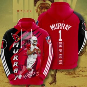 Murray 1 Rise Up Red Sea Hoodie 3D