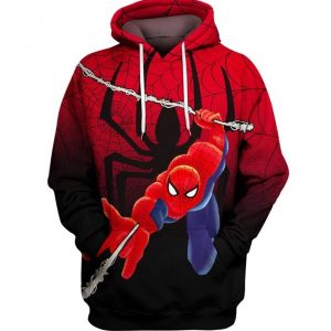 Mv Hoodie Cool Spider Man 3d Print T-Shirt Hoodie Adult Unisex Full Print