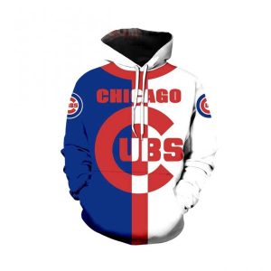 NFL Chicago Cubs 3d Hoodie
