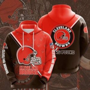 NFL Cleveland Browns 3D Hoodie