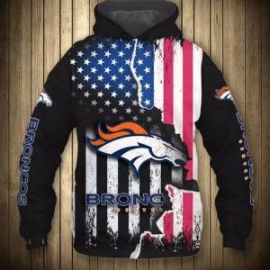 NFL Denver Broncos 3D Hoodie