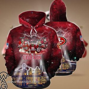 NFL San Francisco 49ers Legends 3D Hoodie
