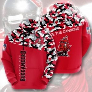 NFL Tampa Bay Buccaneers 3D Camo Hoodie