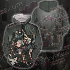 Naruto Akatsuki 3D Hoodie