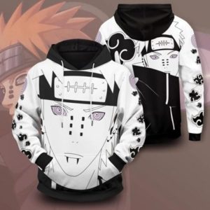 Naruto Anime PAIN Yahiko Cosplay Hoodie 3D