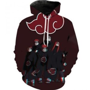 Naruto Anime Six Path of PAIN and the Nimbus Cloud Dope Hoodie 3D