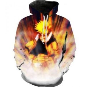 Naruto Entity Aura 3D Print Hoodie