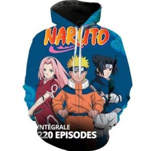 Naruto Integrale 220 Episodes 3D Printed Hoodie