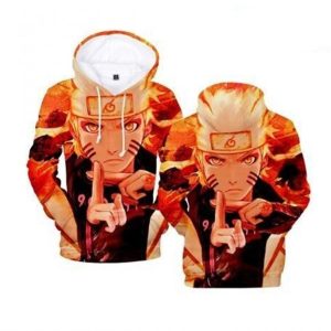 Naruto Preparing Shadow Clone Technique 3D Printed Stylish Hoodie