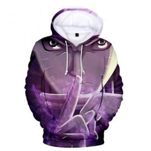 Naruto Purple Aura 3D Printed Hoodie