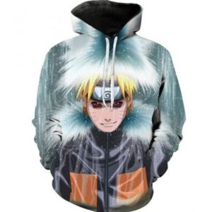Naruto Red Sharingan 3D Print Hoodie