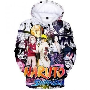 Naruto Shippuden Anime Comic Hoodie