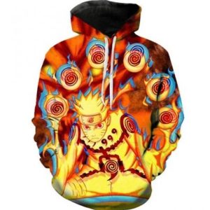 Naruto Uzumaki Legendary Shinobi 3D Print Hoodie