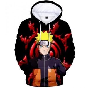Naruto and Eight Trigrams Seal 3D Printed KPOP Hoodie