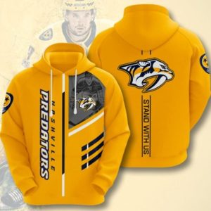 Nashville Predators Stand With Us Hoodie 3D