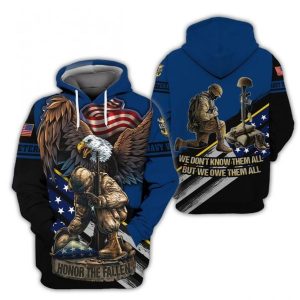 Navy Veteran  Day 3D Hoodie