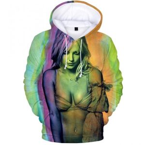 New Fashion 3D Print Britney Spears Casual Hoodies