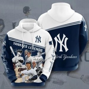 New York Yankees 3d Hoodie Team