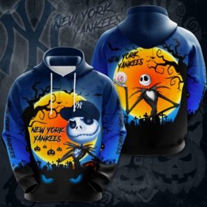 New York Yankees Scary Funny Hoodie 3D