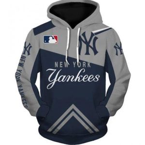 New York Yankees Team Pullover Hoodies 3d