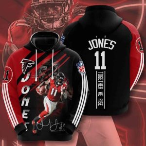 Nfl Atlanta Falcons Hoodies 3D Jones