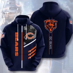 Nfl Chicago Bears 3D Hoodie
