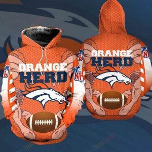 Nfl Denver Broncos Hoodies Custom 3d