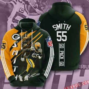 Nfl Green Bay Packers 3d Hoodie Football